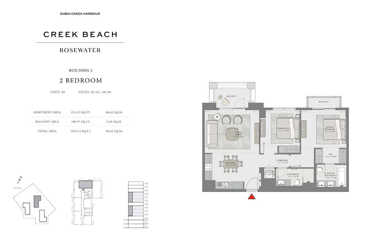 Unit 06, Level 02-04, 06-08